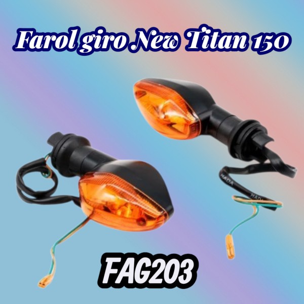 FAROL GIRO H.TITAN 150 NEW (JGO  2 PCS)     HADA