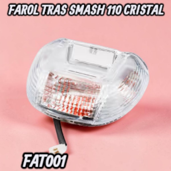 FAROL TRAS SMASH 110 CRISTAL HADA