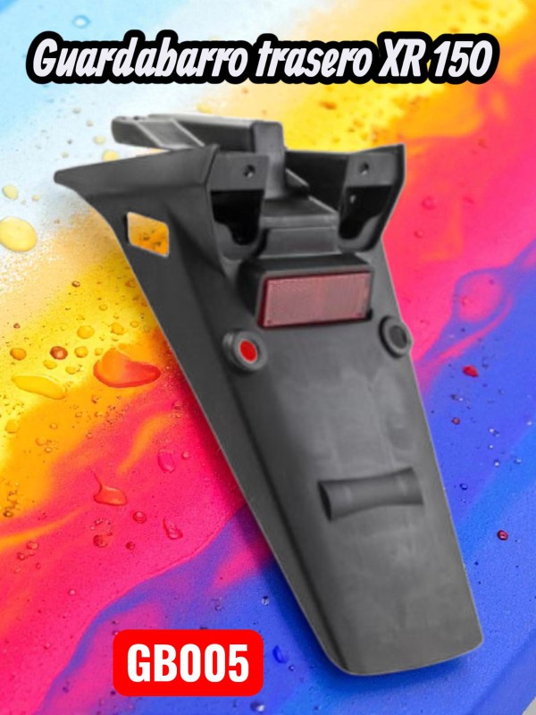 GUARDABARRO TRASERO NEGRO HD XR150 NITRO