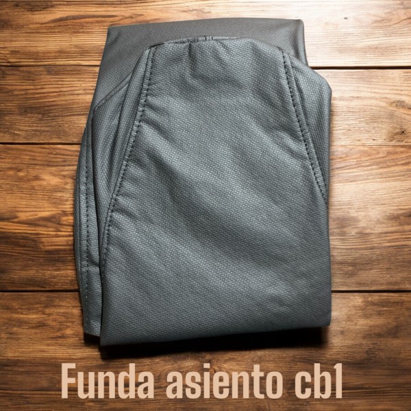 FUNDA ASIENTO STORM NEGRA LISA - GL