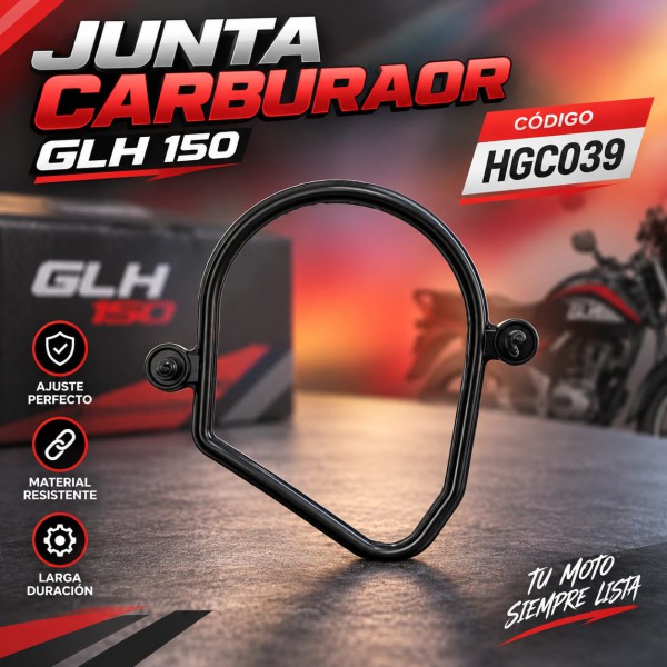 JUNTA CARBURADOR HD GAUCHA GLH 150 TOWO