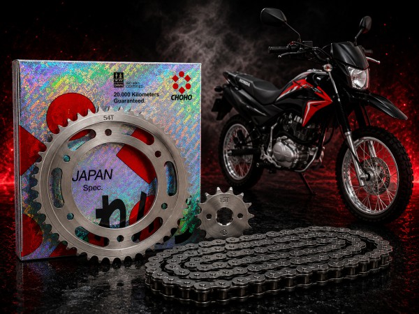 CORONA PIÑON CADENA CHOHO HD XR 125/150  17/49