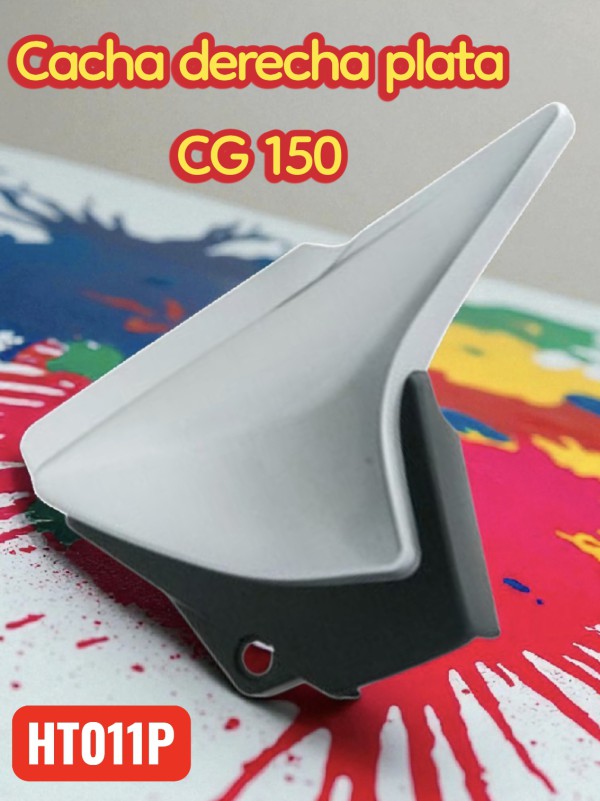 CACHA DERECHA PLATA HD CG 150 TITAN NITRO
