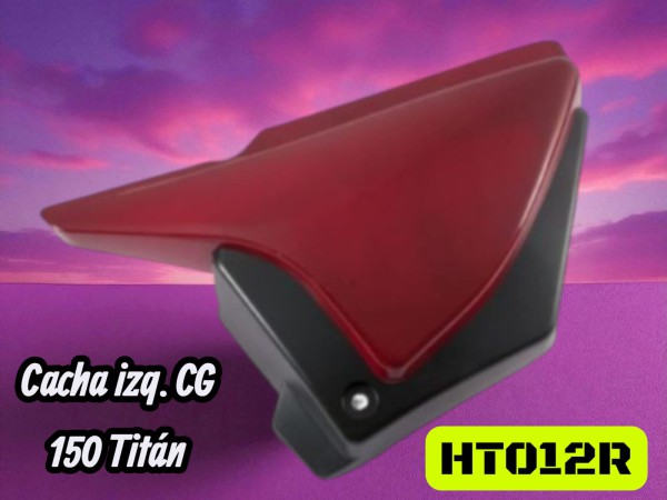 CACHA IZQUIERDA ROJO HD CG 150 TITAN NITRO