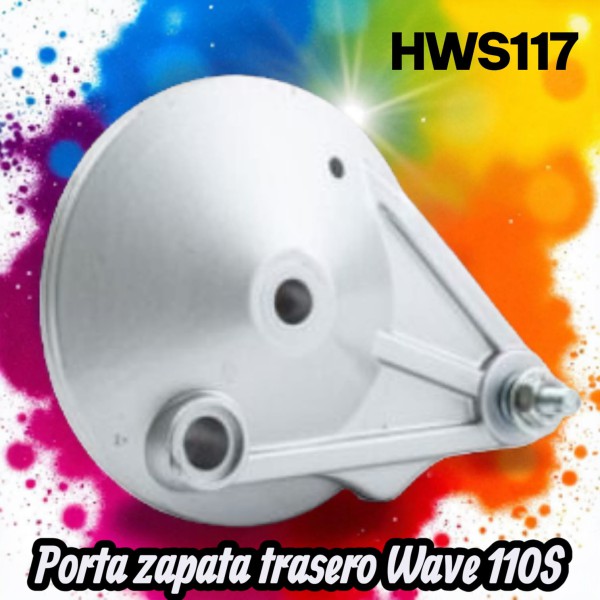PORTA ZAPATA TRASERO HD WAVE 110 S NITRO