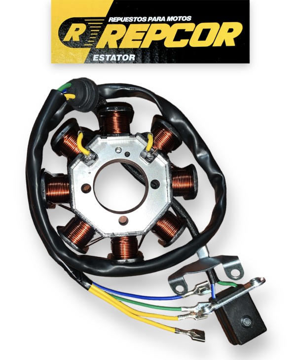 ESTATOR RX 150 '17 LUZ PRENDIDA - REPCOR
