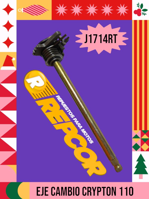 EJE CAMBIO CRYPTON T-110 (REPCOR)