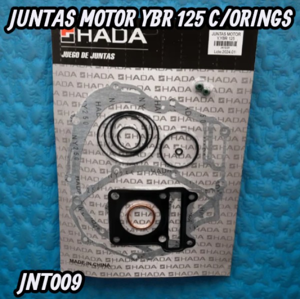 JUNTAS MOTOR YBR 125 C/ORINGS HADA