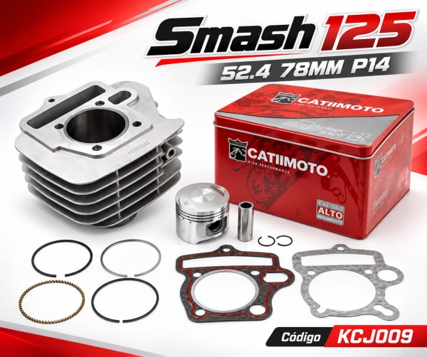 CILINDRO KIT SMASH 125 R P14 52,4M 78 MM CATIIMOTO