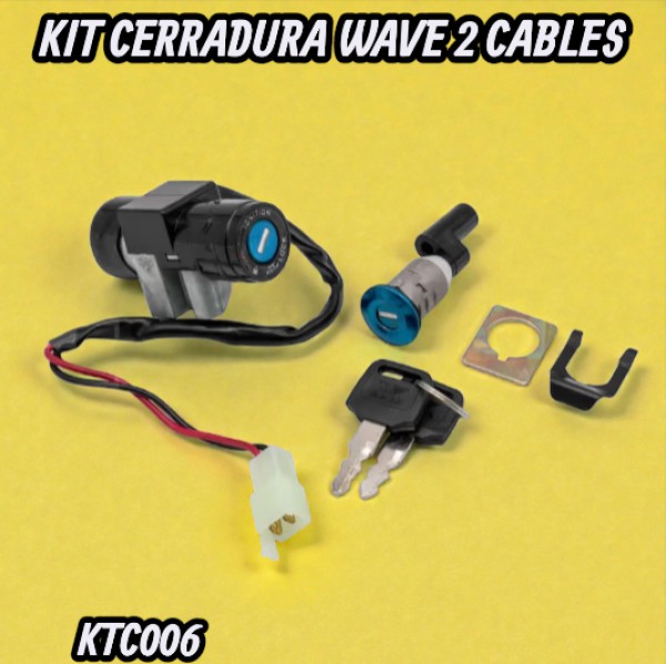 KIT CERRADURA WAVE 2 CABLES HADA