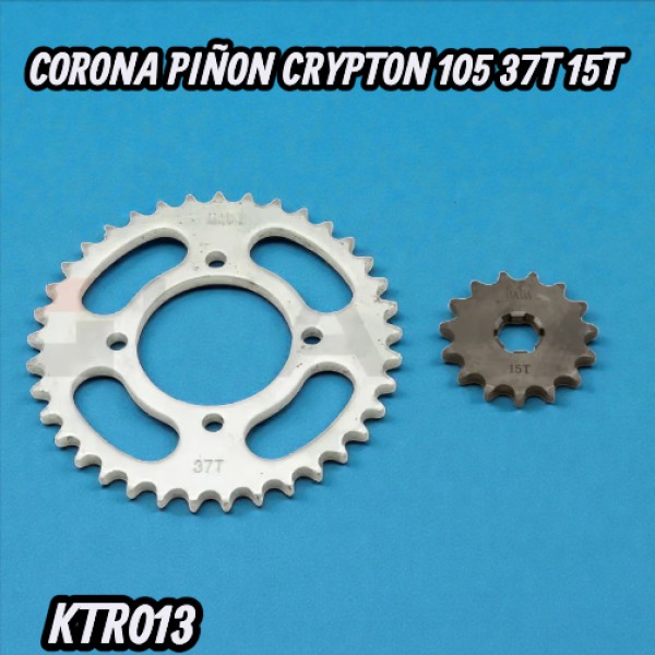 CORONA PIÑON CRYPTON 105 37T 15T HADA