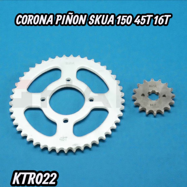 CORONA PIÑON SKUA 150 45T 16T HADA