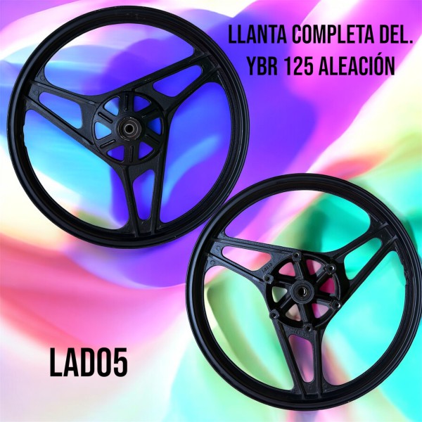 LLANTA COMPLETA DELANT YBR 125  (1.60 X 18) NITRO