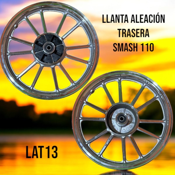 LLANTA ALEACION TRAS. R. 14 SMASH 110 CATIIMOTO