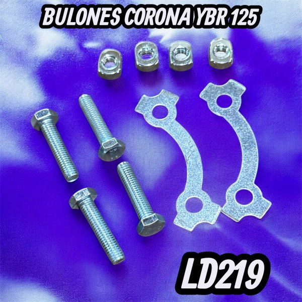 BULONES CORONA TUERCA SEGURO YBR125