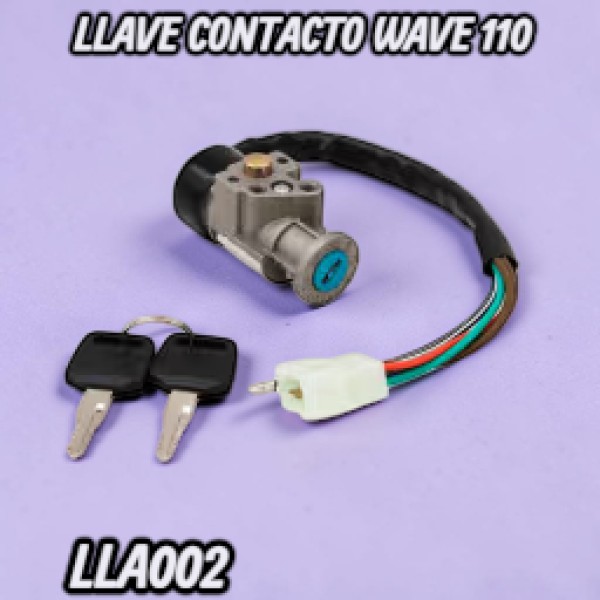 LLAVE CONTACTO H. WAVE  110. 6 CABLES - HADA