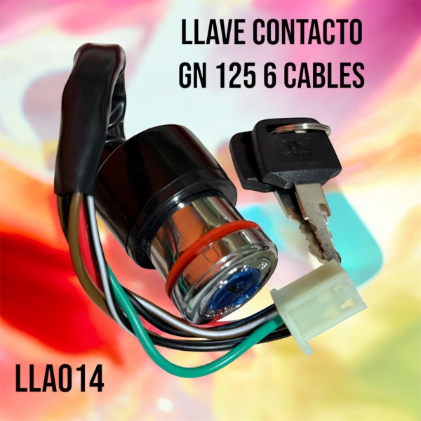 LLAVE CONTACTO S. S.GN 125 6 CABLES HADA