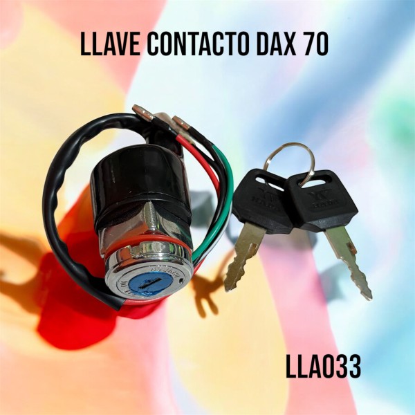 LLAVE  CONTACTO H.DAX 70 HADA