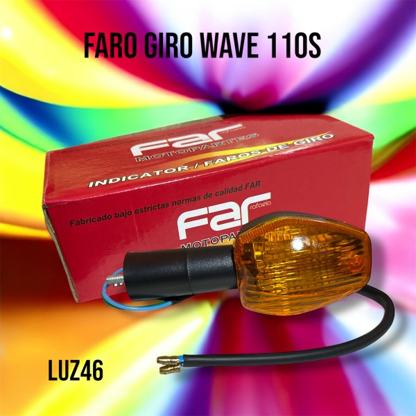 FARO GIRO TRASERO  WAVE 110S UNIDAD FAR