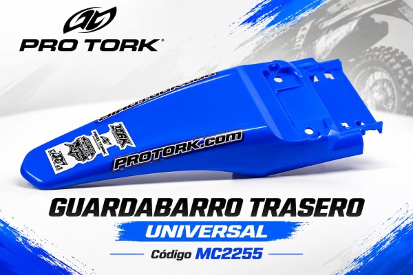 GUARDABARRO TRAS UNIVERS MX PROTORK AZUL