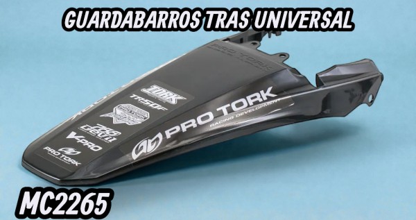 GUARDABARRO TRAS.  PRO TORK TORNADO NEGRO