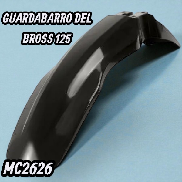 GUARDABARRO DEL. PRO TORK BROS 125 NEGRO