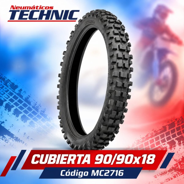 CUBIERTA TECHNIC 90 90 18 TACO ALTO 51M BRASIL