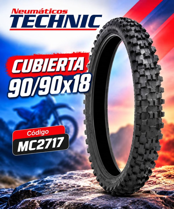 CUBIERTA TECHNIC 90 90 19 TACO ALTO M52 BRASIL