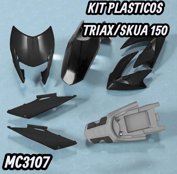 KIT PLASTICOS PRO TORK BROSS  M/N NEGRO