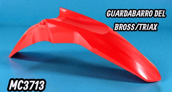 GUARDABARRO DEL. PRO TORK BROS/ ROJO