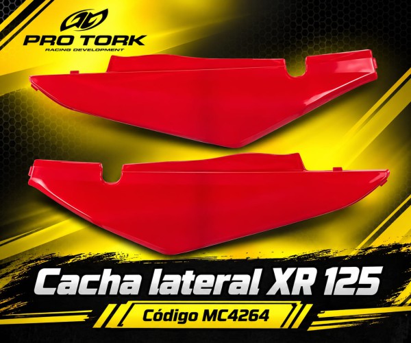 CACHA LATERAL XR 125 ROJO PROTORK