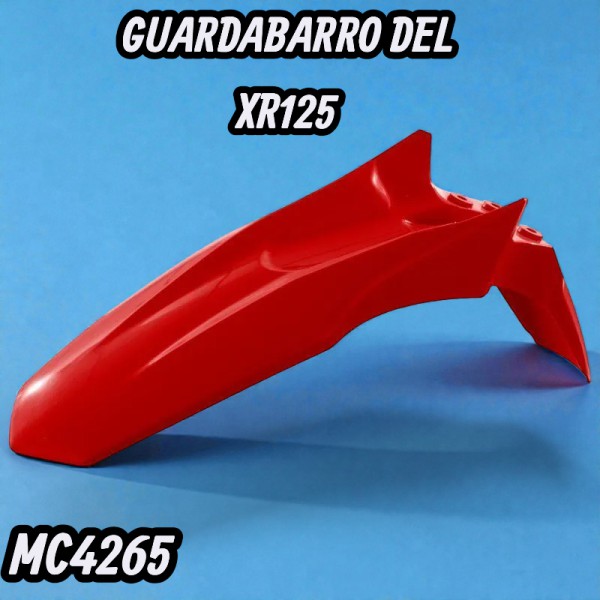 GUARDABARRO DEL. PRO TORK XR125L ROJO