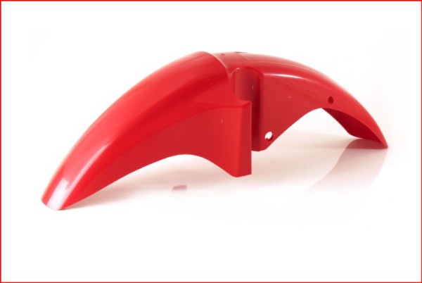 GUARDABARRO DEL. TITAN 150 ROJO PROTORK