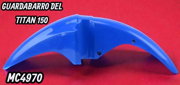 GUARDABARRO DEL. TITAN 150 AZUL PROTPORK