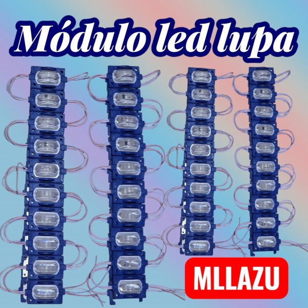 MODULO LED LUPA AZUL AMIKO
