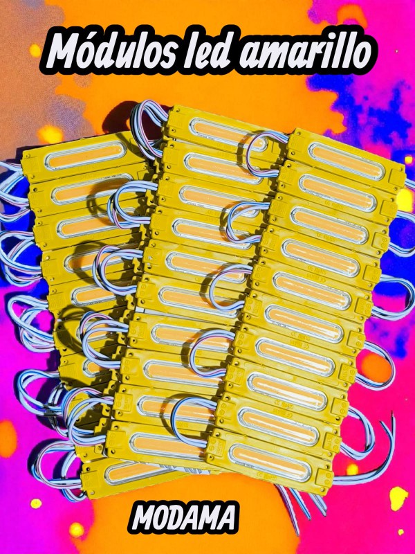 MODULO LED 12V AMARILLO AMIKO C/U