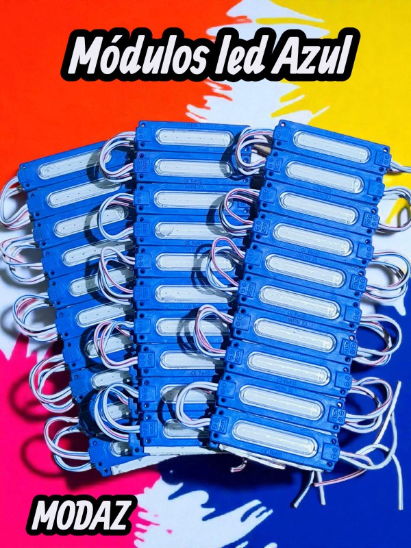 MODULO LED 12V AZUL AMIKO C/U