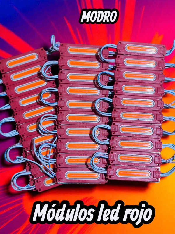 MODULO LED 12V ROJO AMIKO C/U