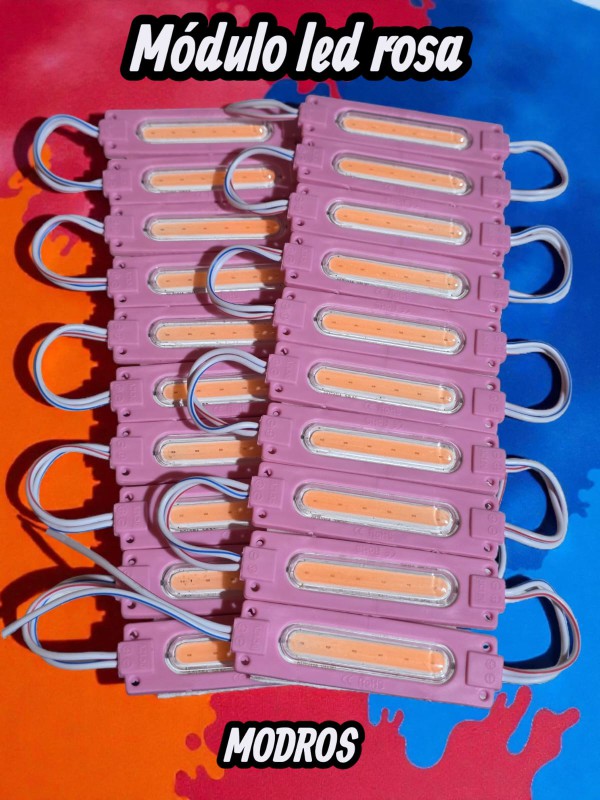 MODULO LED 12V C/U ROSADO AMIKO