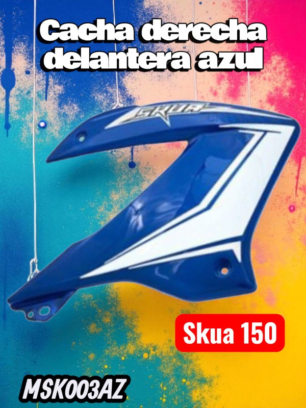 CACHA DERECHA DELANTERA AZUL  SKUA 150 NITRO