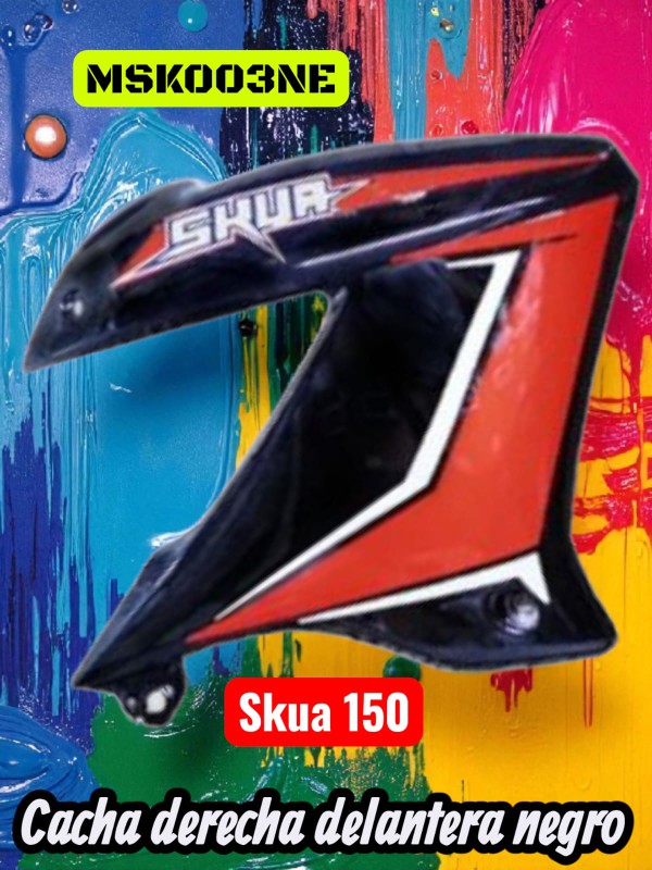 CACHA DERECHA DELANTERA NEGRO  SKUA 150 NITRO