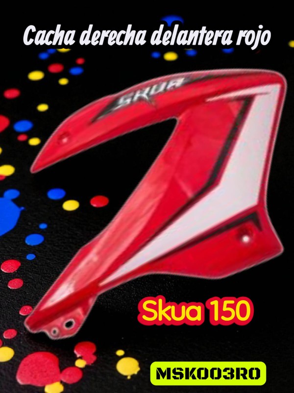 CACHA DERECHA DELANTERA ROJO  SKUA 150 NITRO