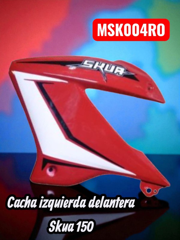 CACHA IZQUIERDA DELANTERA ROJO  SKUA 150 NITRO