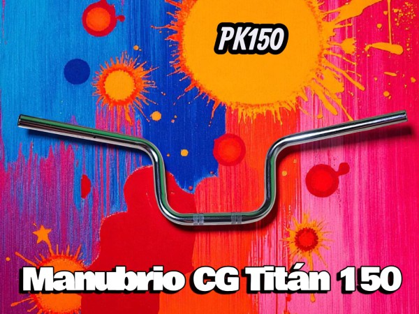 MANUBRIO CROMADO CG TITAN 150 - POLIMET