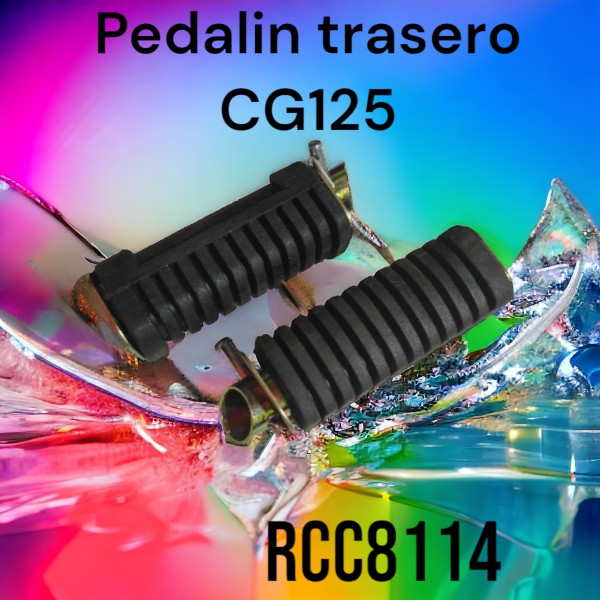 PEDALIN TRAS. SMASH CG125 X PAR SPARTA