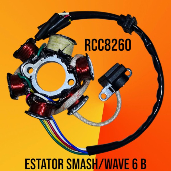 ESTATOR 6 BOBINAS H WAVE/SMASH  - SPARTA