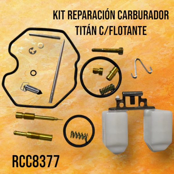 KIT REP CARB TITAN 150 C/FLOTANTE - SPARTA