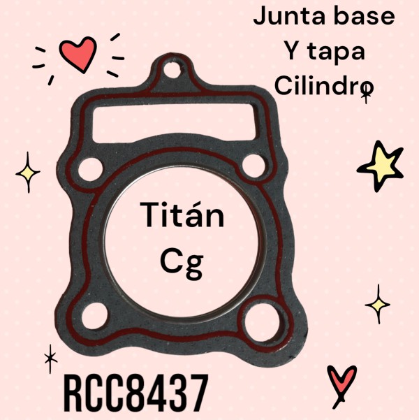 JUNTA BASE Y TAPA CILINDRO TITAN SPARTA