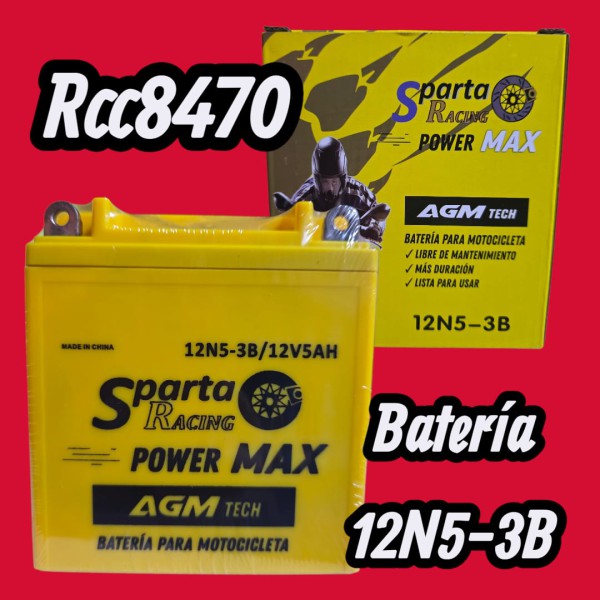 BATERIA 12N5-3B GEL - SPARTA