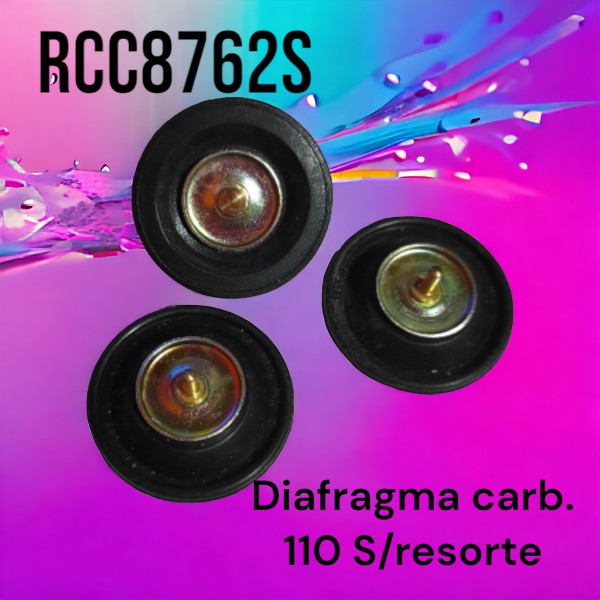 DIAFRAGMA CARBURADOR 110CC S/RESORTE SPARTA